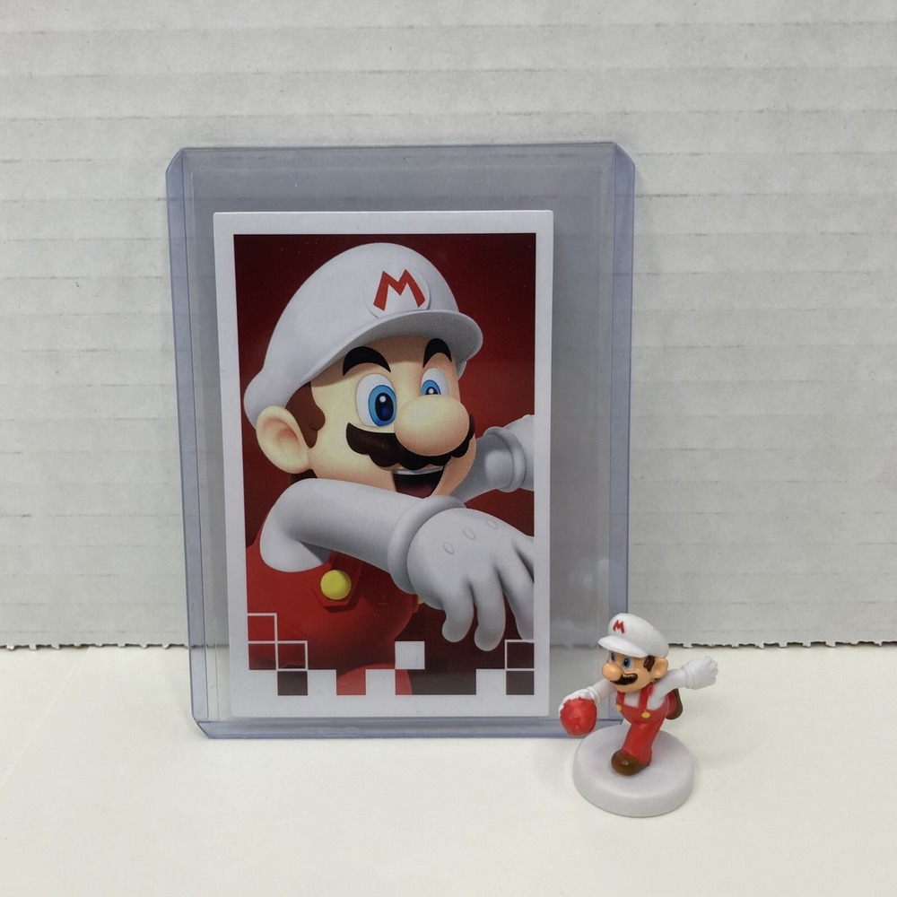 Fire Mario Token - Mario Gamer Monopoly Piece Figure and Card Replacement Hasbro